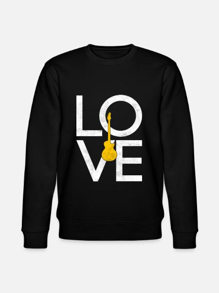 Elektro Gitarre - Stanley/Stella Unisex Bio-Sweatshirt CHANGER - Schwarz
