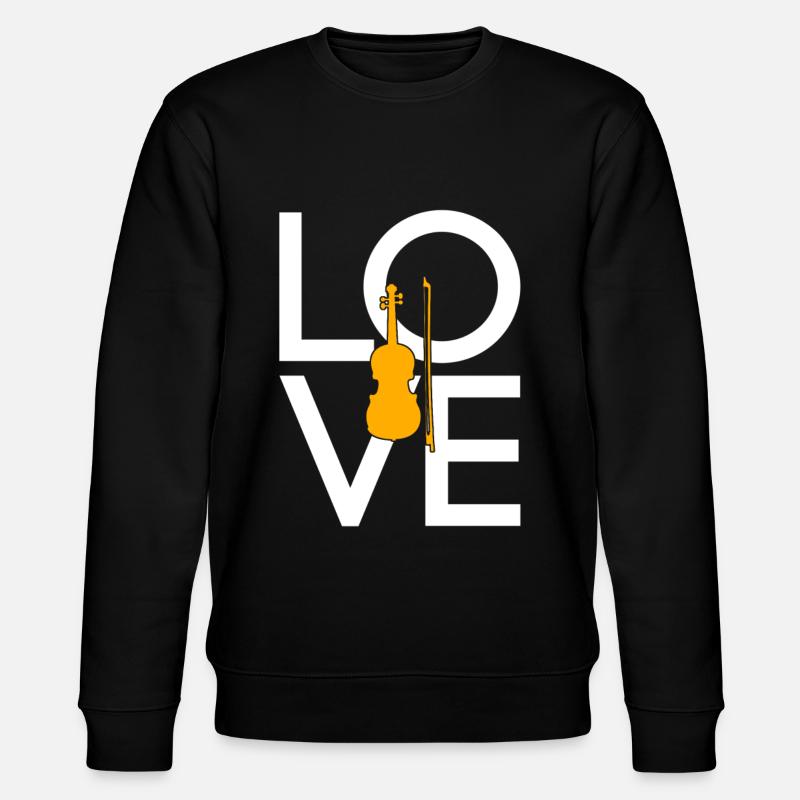 Violon - Sweat bio CHANGER Stanley/Stella Unisexe - noir