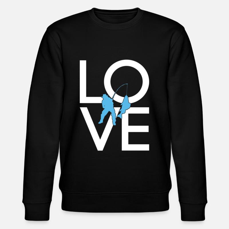Angling - Stanley/Stella CHANGER Unisex Organic Sweatshirt - black