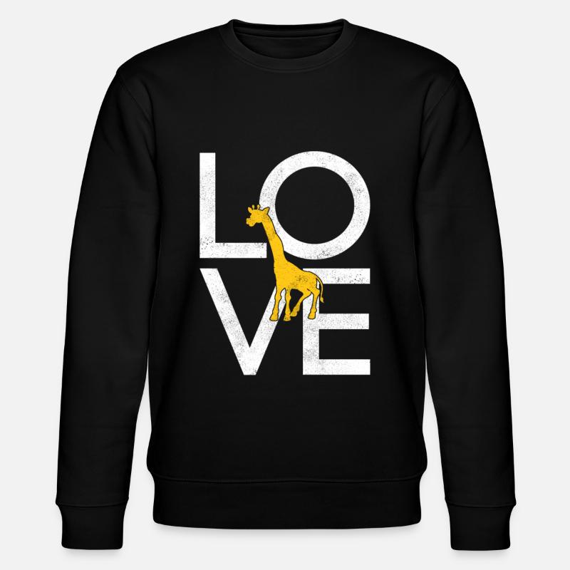 Girafe - Sweat bio CHANGER Stanley/Stella Unisexe - noir