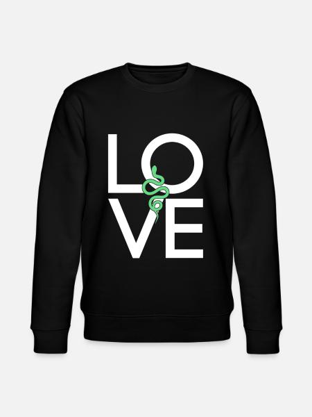 Snake - Stanley/Stella CHANGER Unisex Organic Sweatshirt - black