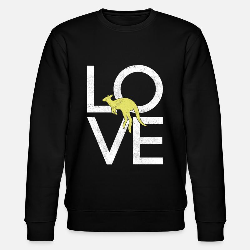 Kangaroo - Stanley/Stella CHANGER Unisex Organic Sweatshirt - black