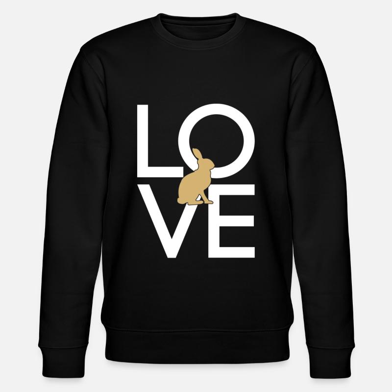 Hare - Stanley/Stella CHANGER Unisex Organic Sweatshirt - black