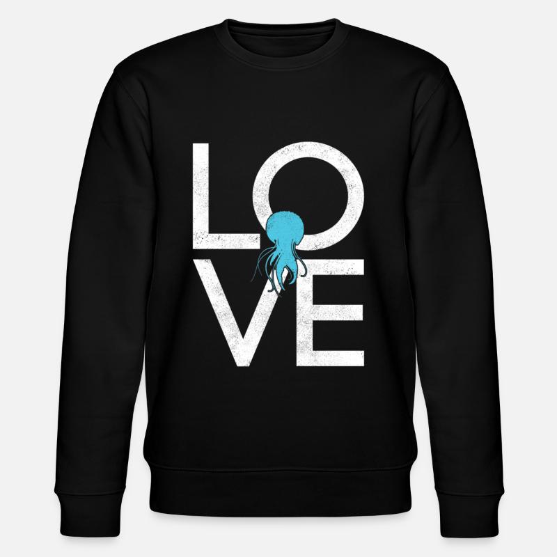 Qualle - Stanley/Stella Unisex Bio-Sweatshirt CHANGER  - Schwarz