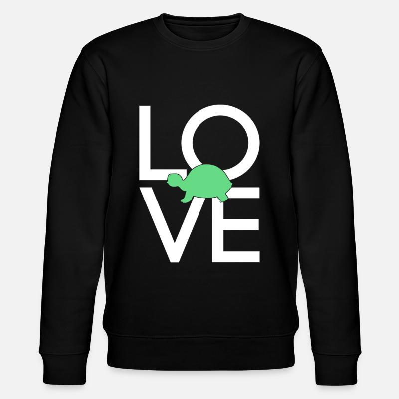 Turtle - Stanley/Stella CHANGER Unisex Organic Sweatshirt - black