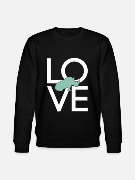 Nashorn - Stanley/Stella Unisex Bio-Sweatshirt CHANGER  - Schwarz
