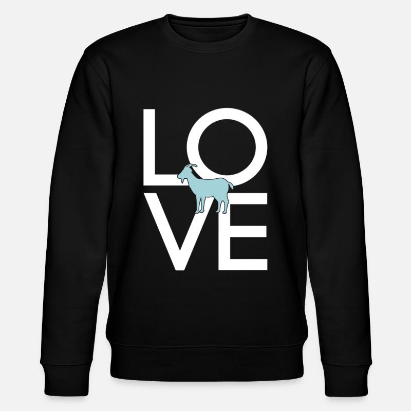 Goat - Stanley/Stella CHANGER Unisex Organic Sweatshirt - black