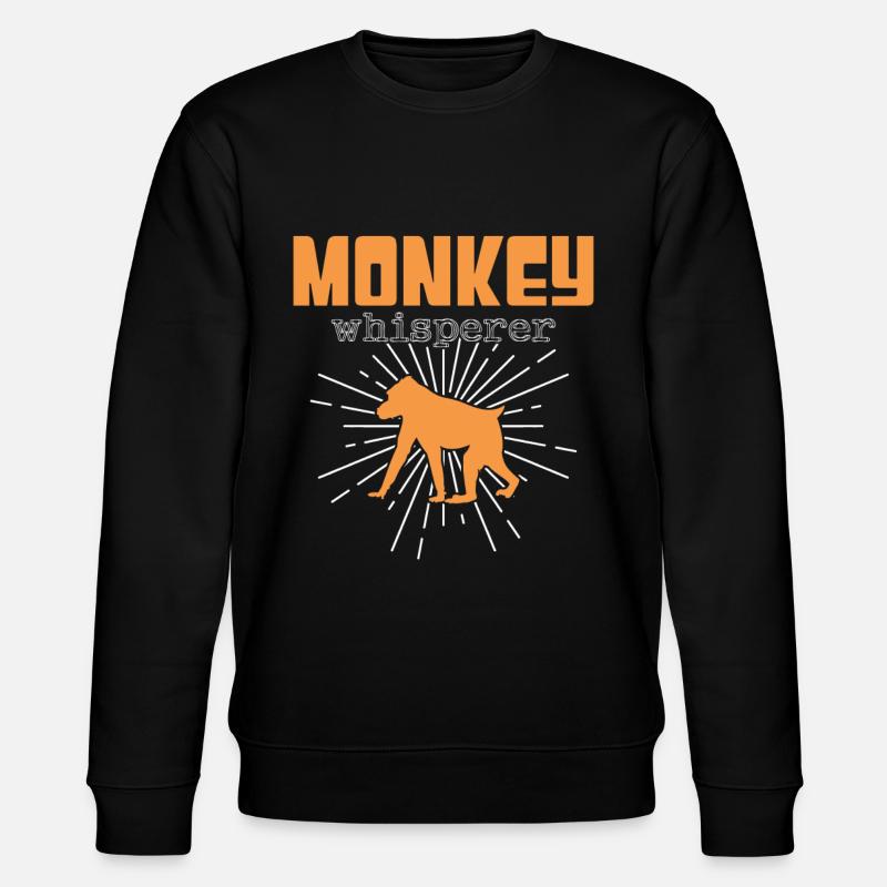 Chuchoteur de singe - Sweat bio CHANGER Stanley/Stella Unisexe - noir