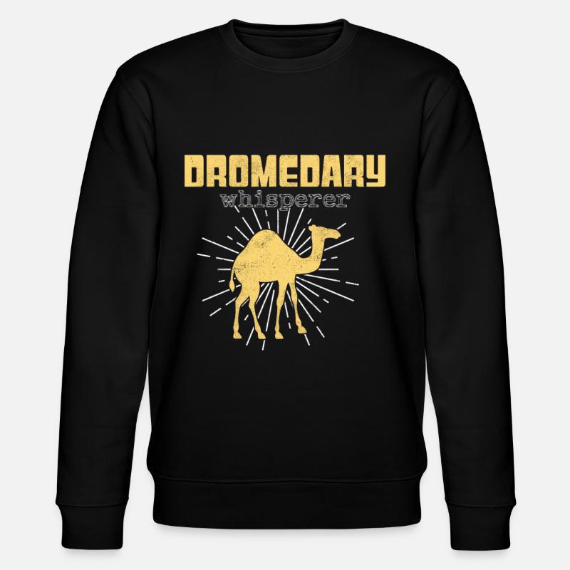 Chuchoteur dromadaire - Sweat bio CHANGER Stanley/Stella Unisexe - noir