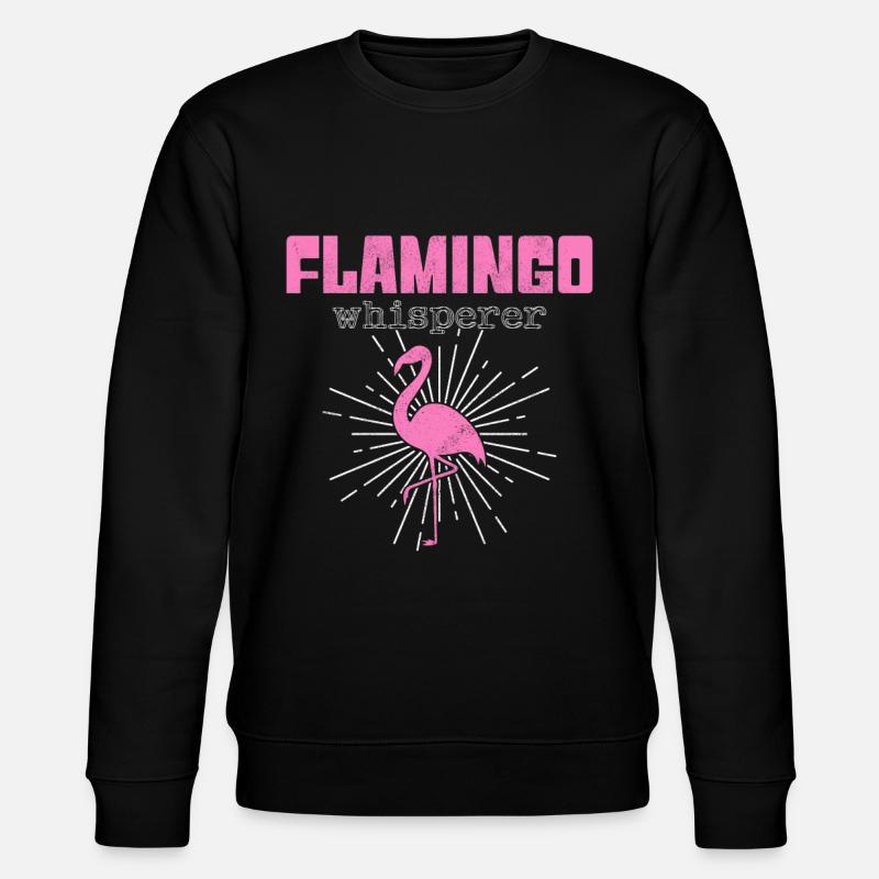Flamingo Whisperer - Sweat bio CHANGER Stanley/Stella Unisexe - noir