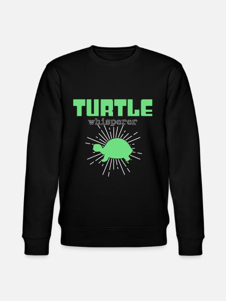 Turtle Whisperer - Stanley/Stella CHANGER Unisex Organic Sweatshirt - black