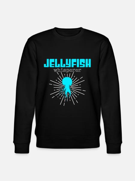 Jellyfish Whisperer - Stanley/Stella CHANGER Unisex Organic Sweatshirt - black