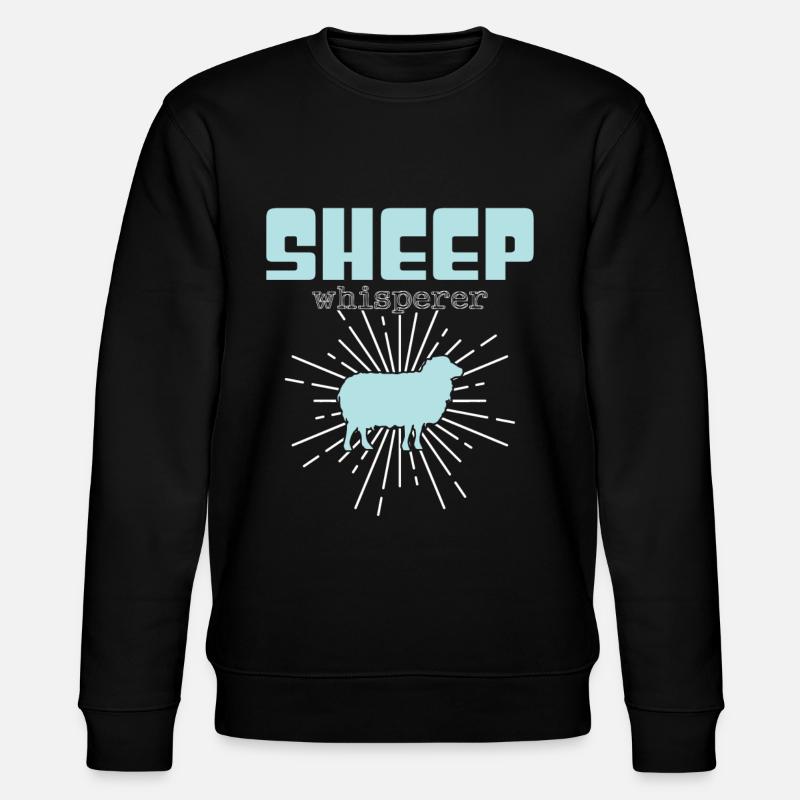 Sheep Whisperer - Stanley/Stella CHANGER Unisex Organic Sweatshirt - black