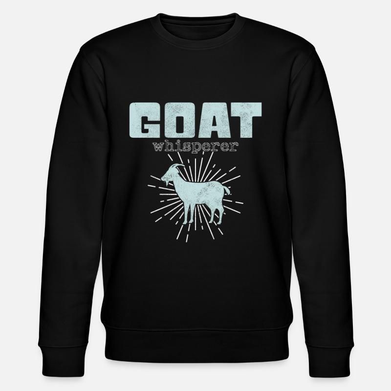 Goat Whisperer - Stanley/Stella CHANGER Unisex Organic Sweatshirt - black