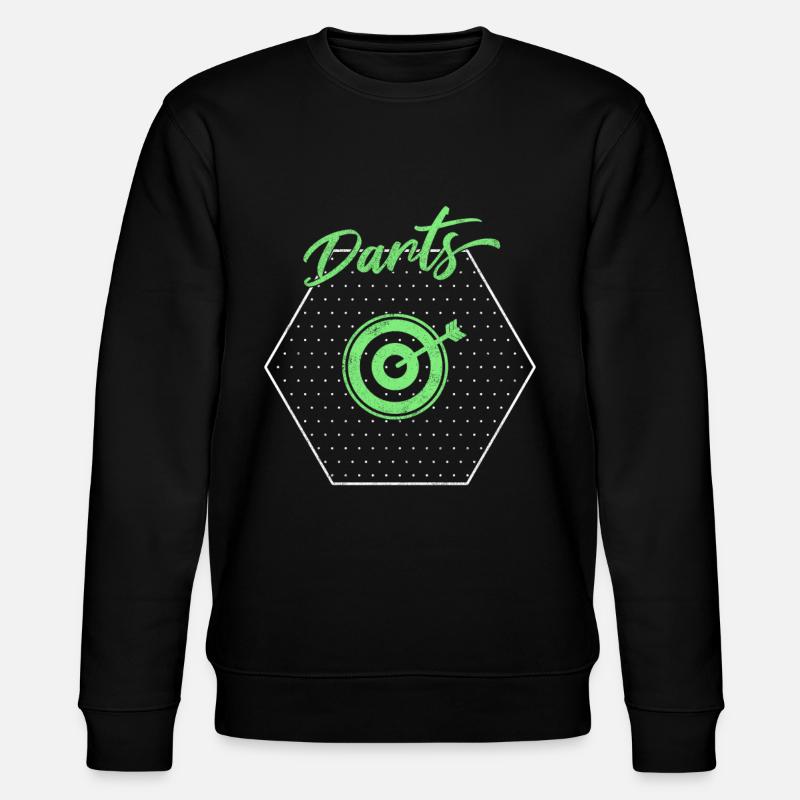Darts - Stanley/Stella CHANGER Unisex Organic Sweatshirt - black