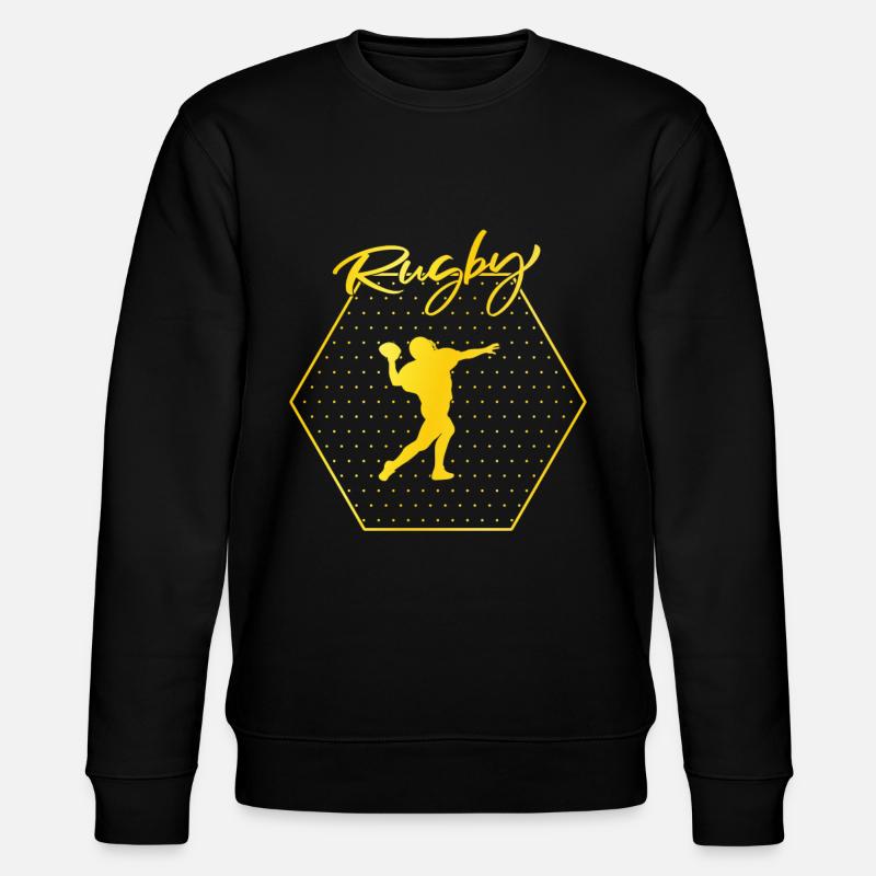 Rugby - Sweat bio CHANGER Stanley/Stella Unisexe - noir