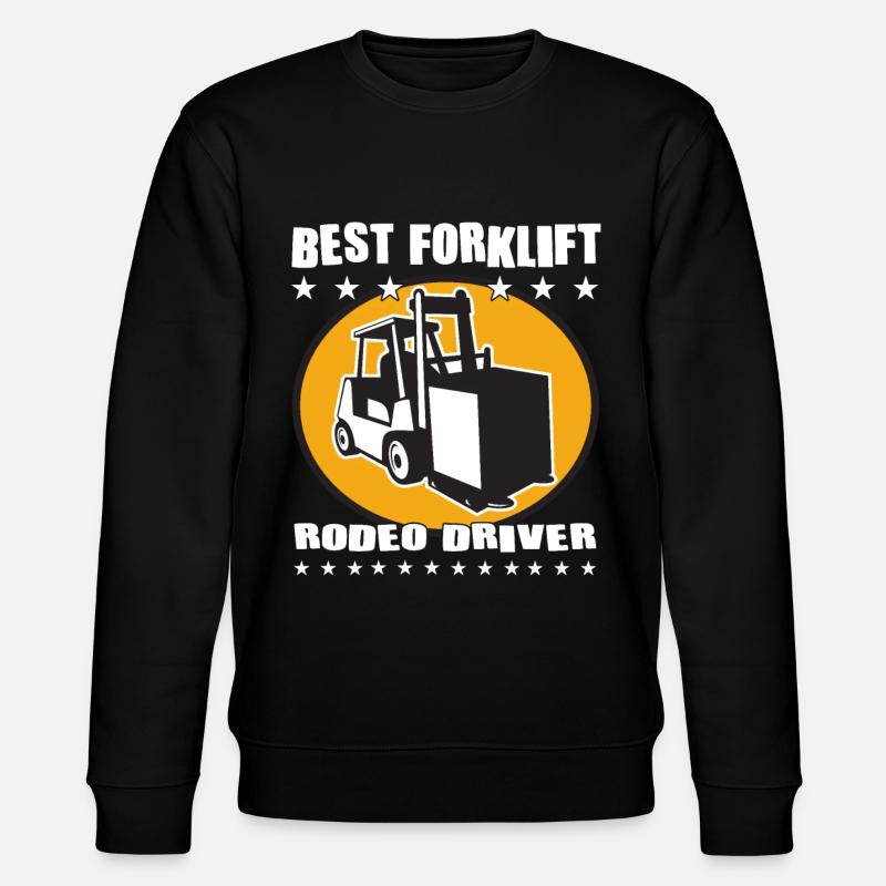 Bester Gabelstapler -Rodeo -Treiber - - Stanley/Stella Unisex Bio-Sweatshirt CHANGER  - Schwarz