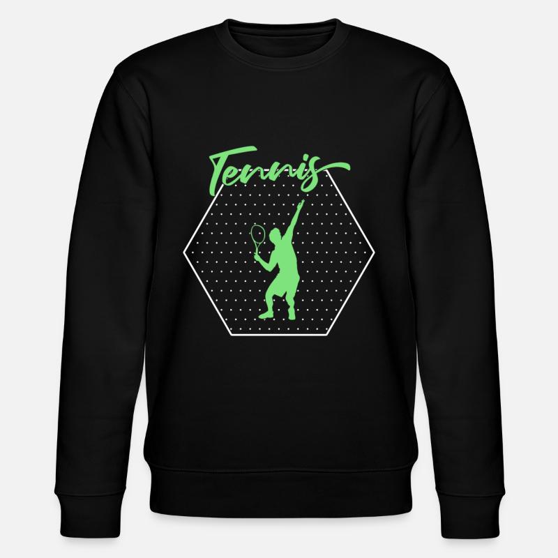 Tennis - Sweat bio CHANGER Stanley/Stella Unisexe - noir