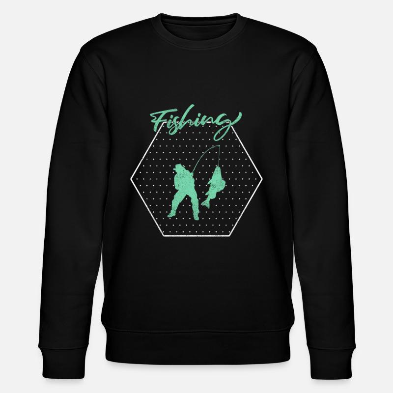 Angling - Stanley/Stella CHANGER Unisex Organic Sweatshirt - black