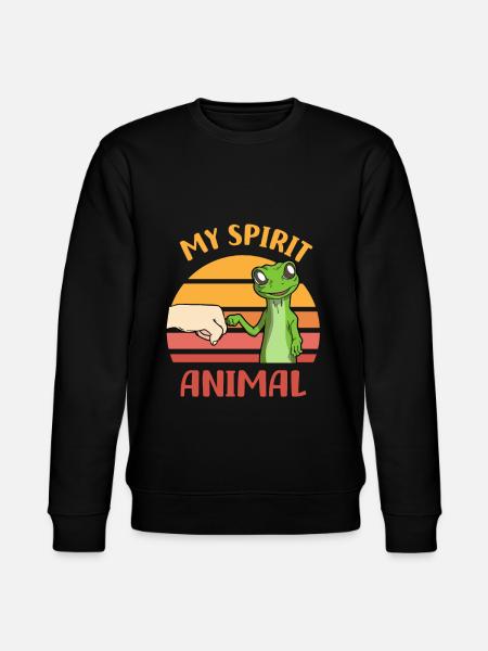 Gecko - Stanley/Stella CHANGER Unisex Organic Sweatshirt - black