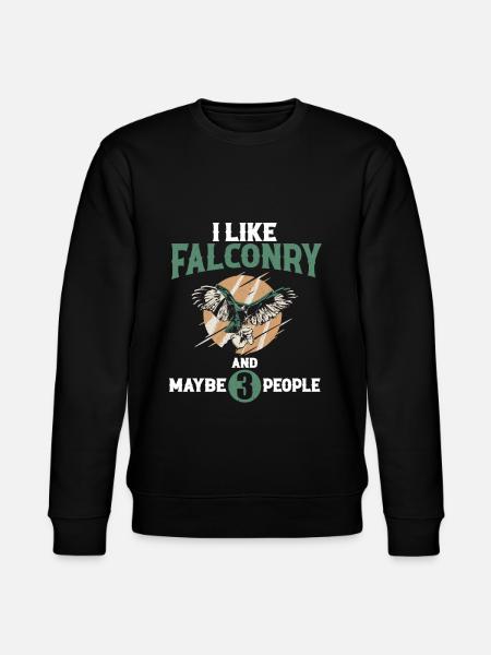 Falcon breeding - Stanley/Stella CHANGER Unisex Organic Sweatshirt - black