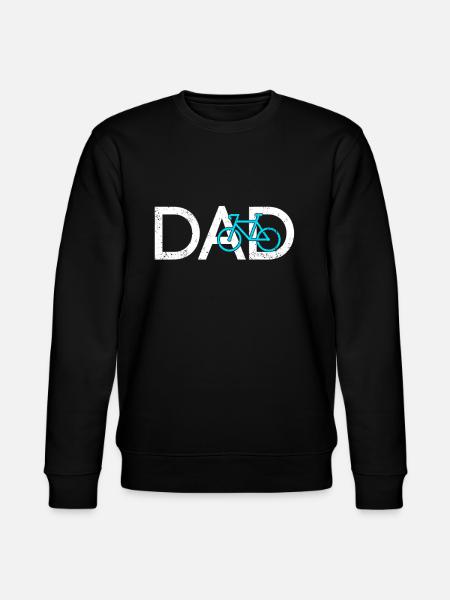 Bicycle Dad - Stanley/Stella CHANGER Unisex Organic Sweatshirt - black
