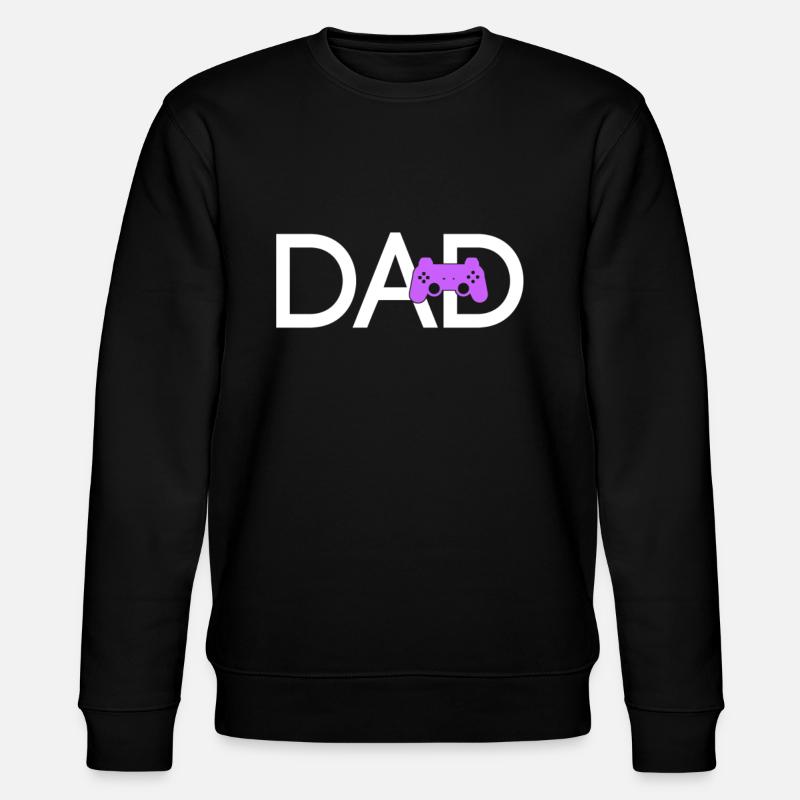 Gaming Dad - Stanley/Stella CHANGER Unisex Organic Sweatshirt - black