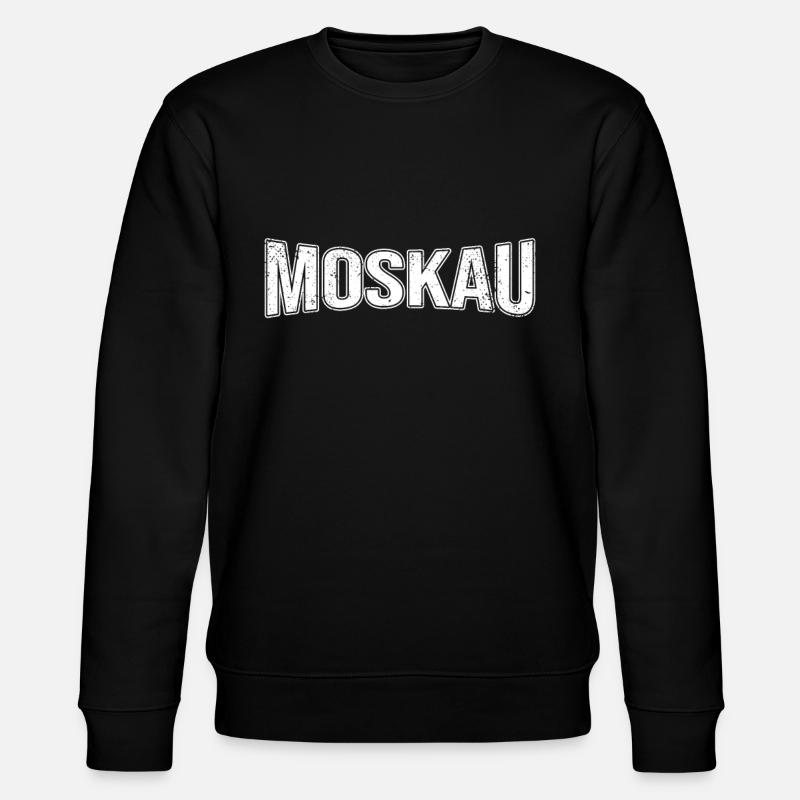 Moskau - Stanley/Stella Unisex Bio-Sweatshirt CHANGER  - Schwarz