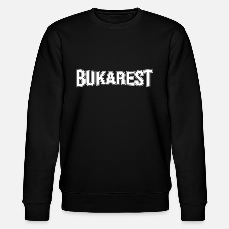 Bukarest - Stanley/Stella Unisex Bio-Sweatshirt CHANGER  - Schwarz
