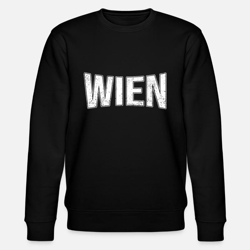Wien - Stanley/Stella Unisex Bio-Sweatshirt CHANGER  - Schwarz