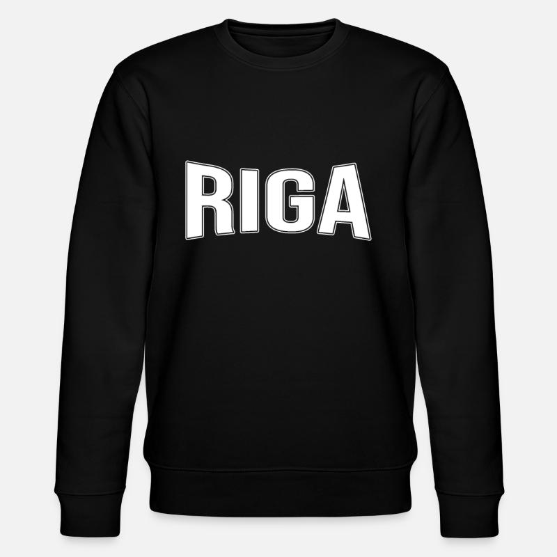 Riga - Stanley/Stella CHANGER Unisex Organic Sweatshirt - black
