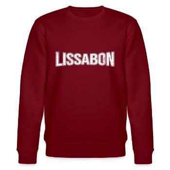 Lissabon - Stanley/Stella Unisex Bio-Sweatshirt CHANGER  - Burgunderrot - Vorne - Nik (191cm) & Marisol (170cm)
