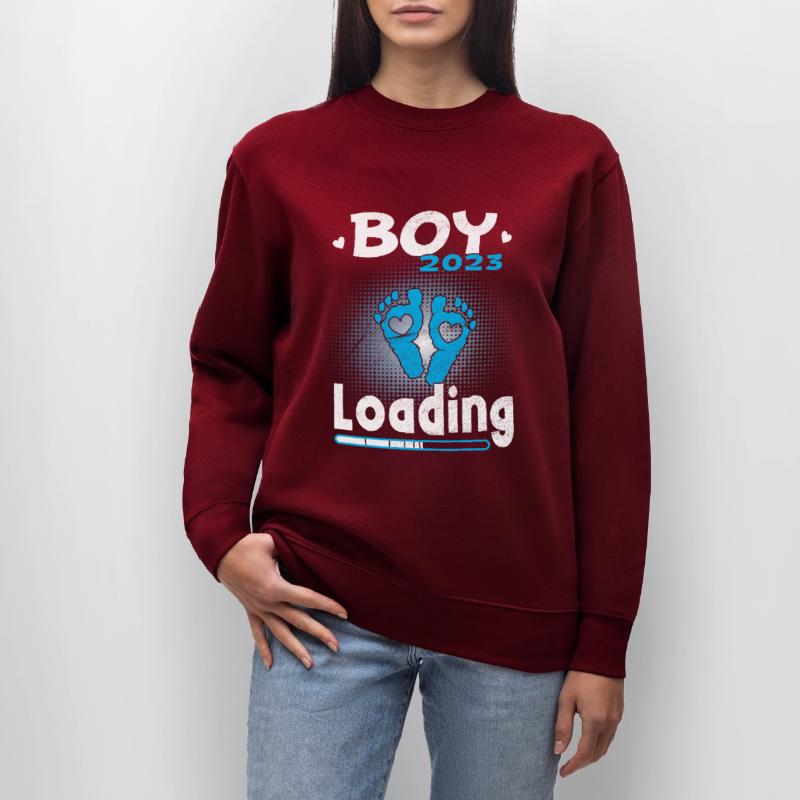 Schwangerschaft Junge Oder Mädchen 2023 Stanley/Stella Unisex Bio-Sweatshirt CHANGER 