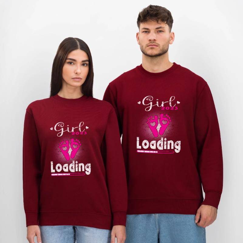 Schwangerschaft Junge Oder Mädchen 2023 Stanley/Stella Unisex Bio-Sweatshirt CHANGER 