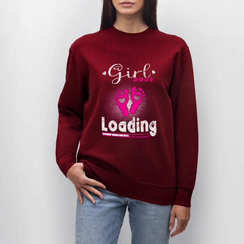 Schwangerschaft Junge Oder Mädchen 2023 Stanley/Stella Unisex Bio-Sweatshirt CHANGER 