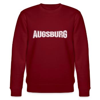 Augsburg - Stanley/Stella Unisex Bio-Sweatshirt CHANGER  - Burgunderrot - Vorne - Nik (191cm) & Marisol (170cm)