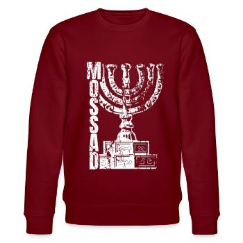 Mossad Israël Renseignement israélien Tel Aviv - Sweat bio CHANGER Stanley/Stella Unisexe - bordeaux - Devant - Nik (191cm) & Marisol (170cm)