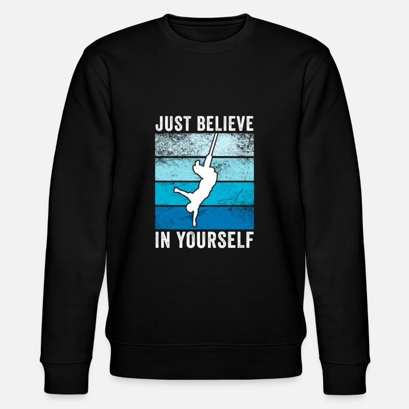 Bungee Jumping - Stanley/Stella CHANGER Unisex Organic Sweatshirt - black
