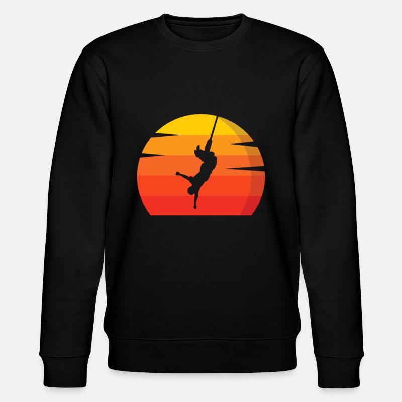 Bungee Jumping - Stanley/Stella CHANGER Unisex Organic Sweatshirt - black