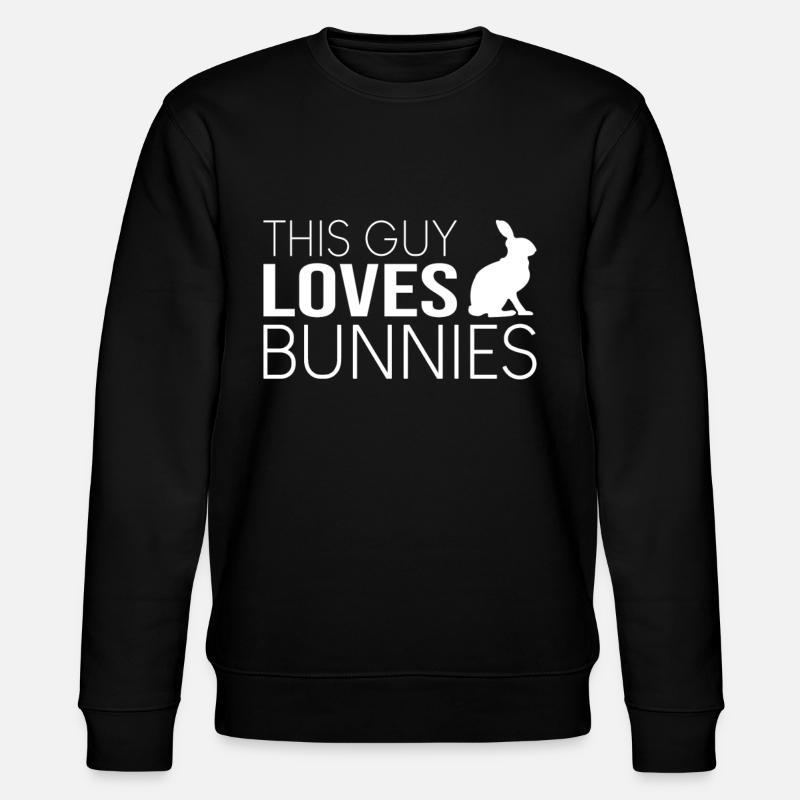 Typ Hase Spruch - Stanley/Stella Unisex Bio-Sweatshirt CHANGER  - Schwarz