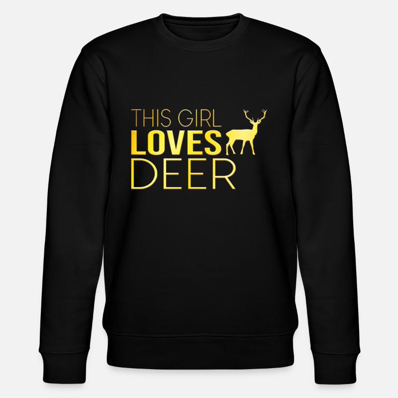 Fille Cerf Dicton - Sweat bio CHANGER Stanley/Stella Unisexe - noir