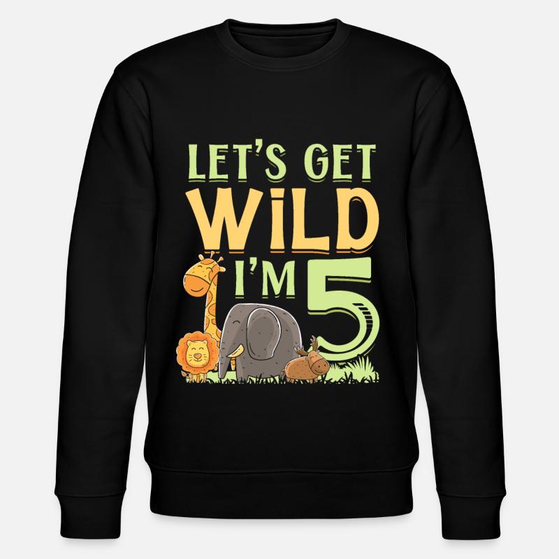 Éléphant - Sweat bio CHANGER Stanley/Stella Unisexe - noir