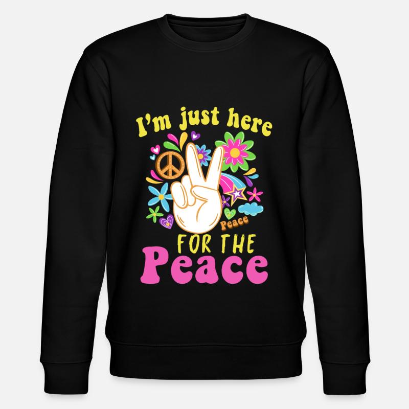 Hippy - Stanley/Stella CHANGER Unisex Organic Sweatshirt - black