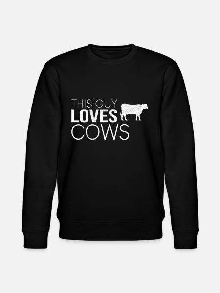 Typ Kuh Spruch - Stanley/Stella Unisex Bio-Sweatshirt CHANGER  - Schwarz