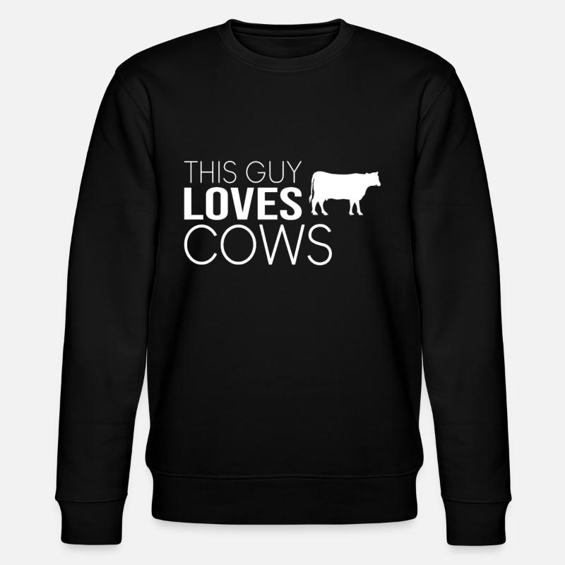 Typ Kuh Spruch - Stanley/Stella Unisex Bio-Sweatshirt CHANGER - Schwarz