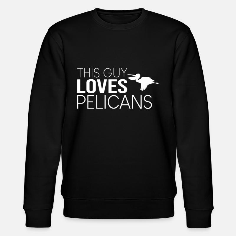 Typ Pelikan Spruch - Stanley/Stella Unisex Bio-Sweatshirt CHANGER - Schwarz
