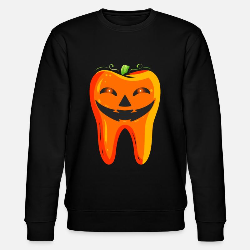 Dentistes Dent Citrouille Halloween - Sweat bio CHANGER Stanley/Stella Unisexe - noir