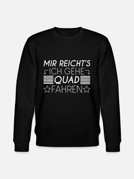 Quad Spruch - Stanley/Stella Unisex Bio-Sweatshirt CHANGER - Schwarz