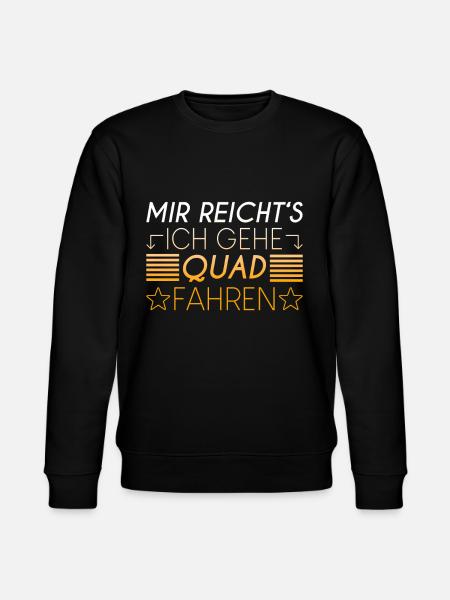 Quad Spruch - Stanley/Stella Unisex Bio-Sweatshirt CHANGER - Schwarz