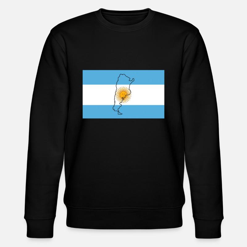 Drapeau de l’Argentine - Sweat bio CHANGER Stanley/Stella Unisexe - noir
